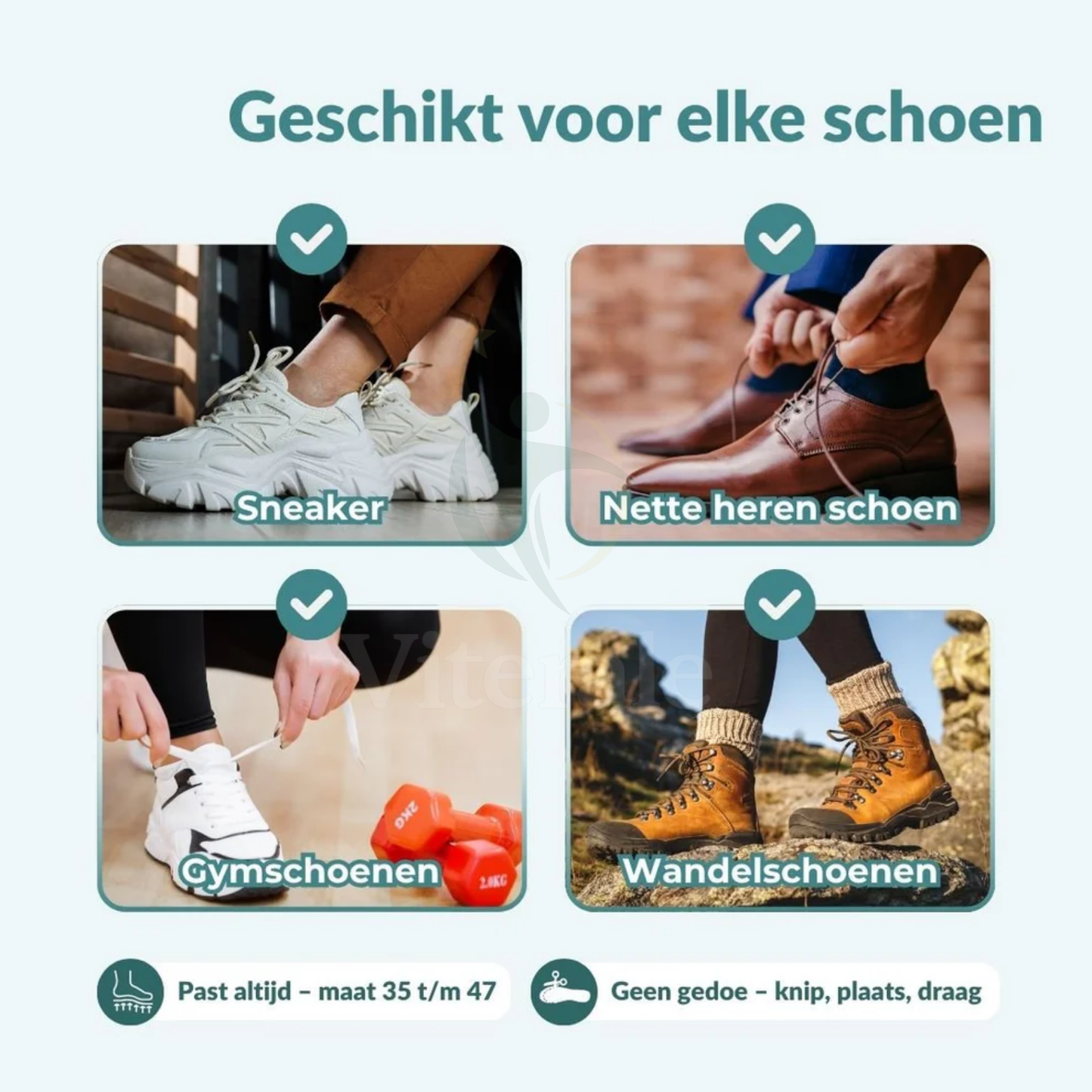 FootEase™ Magnetische Inlegzool