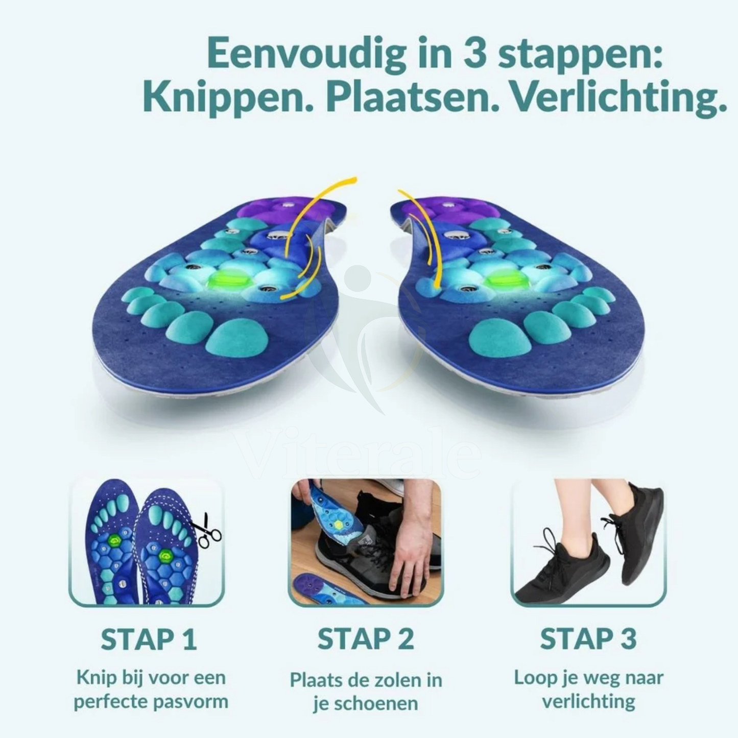 FootEase™ Magnetische Inlegzool